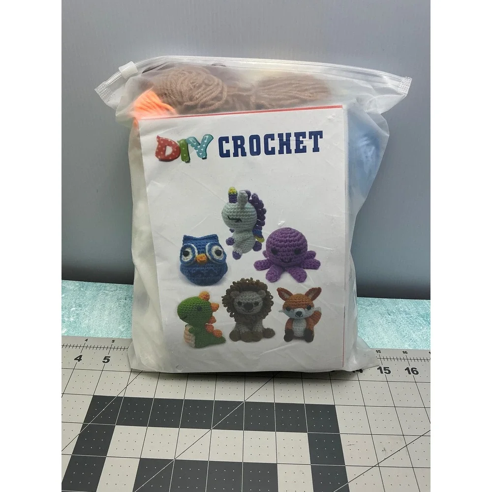 DIY Crochet Kit Amigurumi Animal‎ Crochet Set Beginners Complete Craft Project